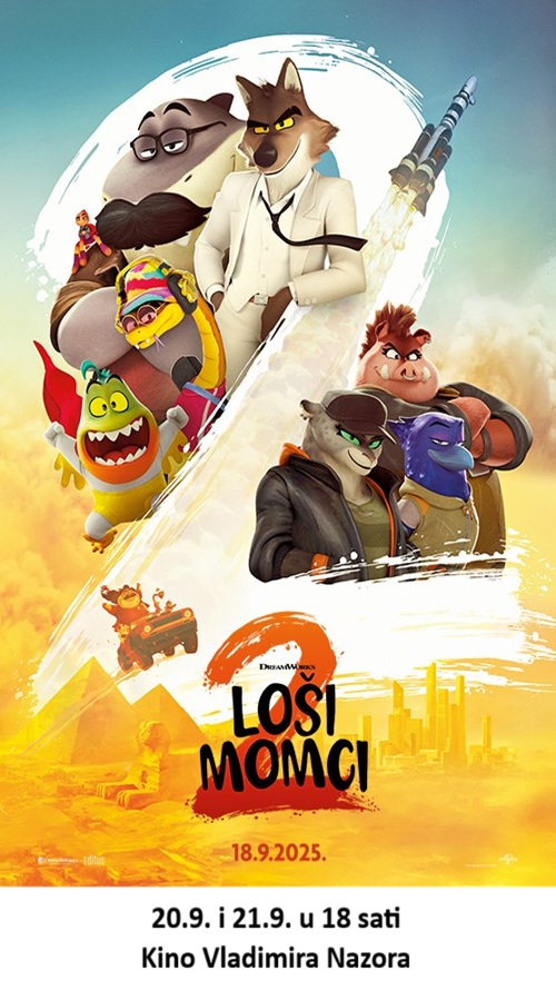 LOŠI MOMCI 2  20.9. i 21.9. u 18 sati
