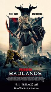 Pročitajte više o članku PREDATOR BADLANDS  14.11. I 16.11. u 20 sati