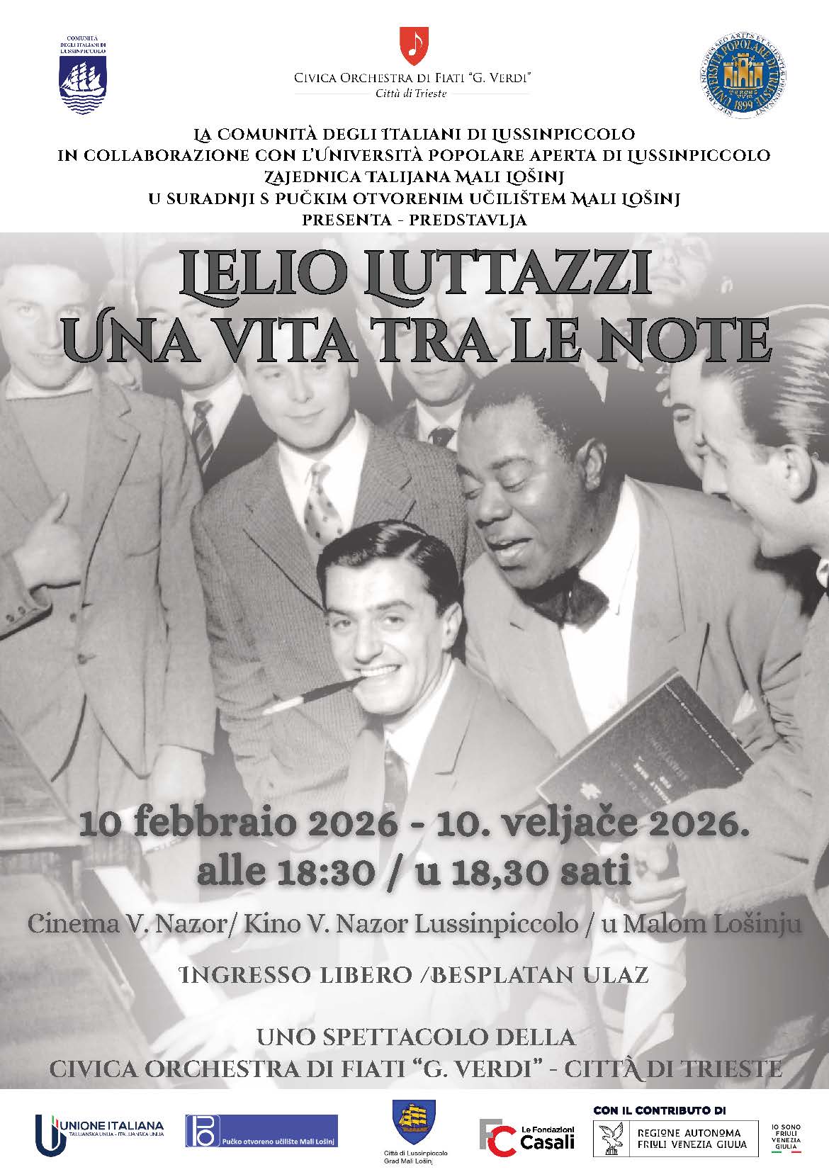 kONCERT ZAJEDNICE TALIJANA  10.2. U 18.30 SATI