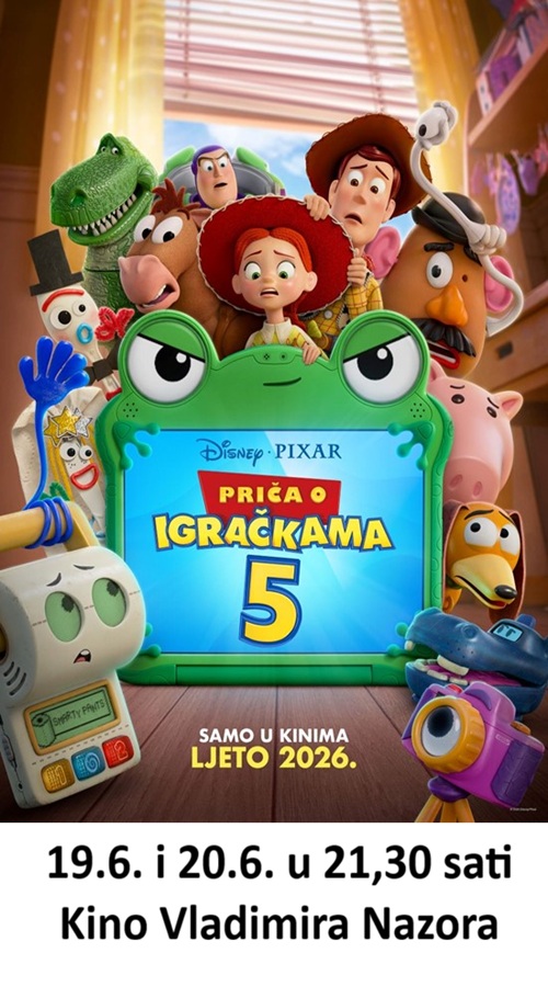 PRIČA O IGRAČKAMA 19.6. I 20.6. U 21,30 SATI
