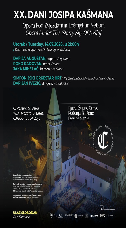 XX, DANI JOSIPA KAŠMANA 14.7. U 21 SAT