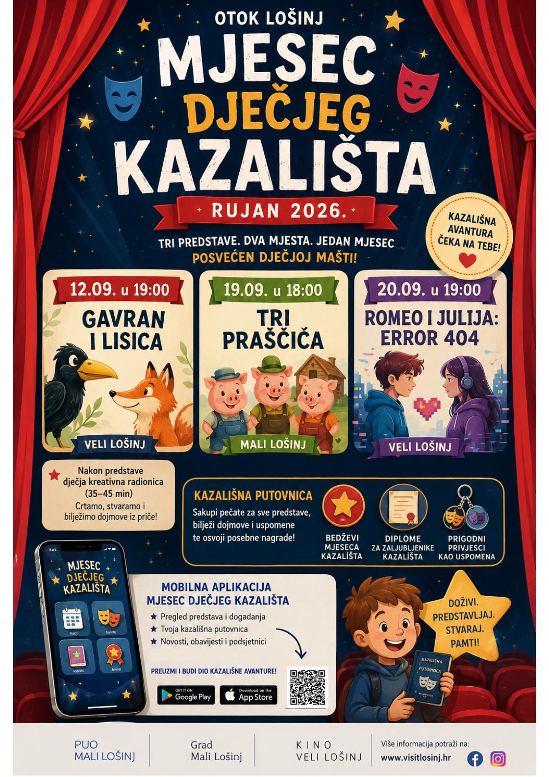 MJESEC DJEČJEG KAZALIŠTA RUJAN 2026.