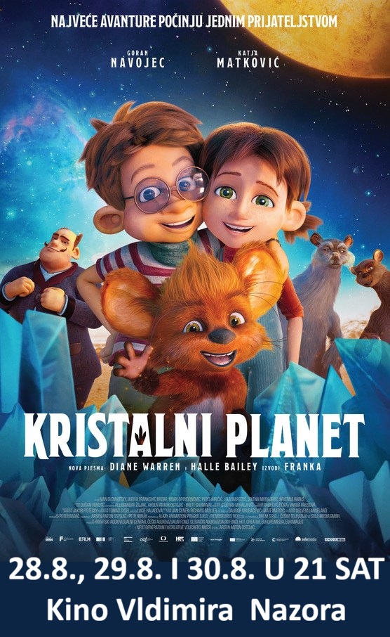 KRISTALNI PLANET 28.8., 29.8. I 30.8. U 21 SAT