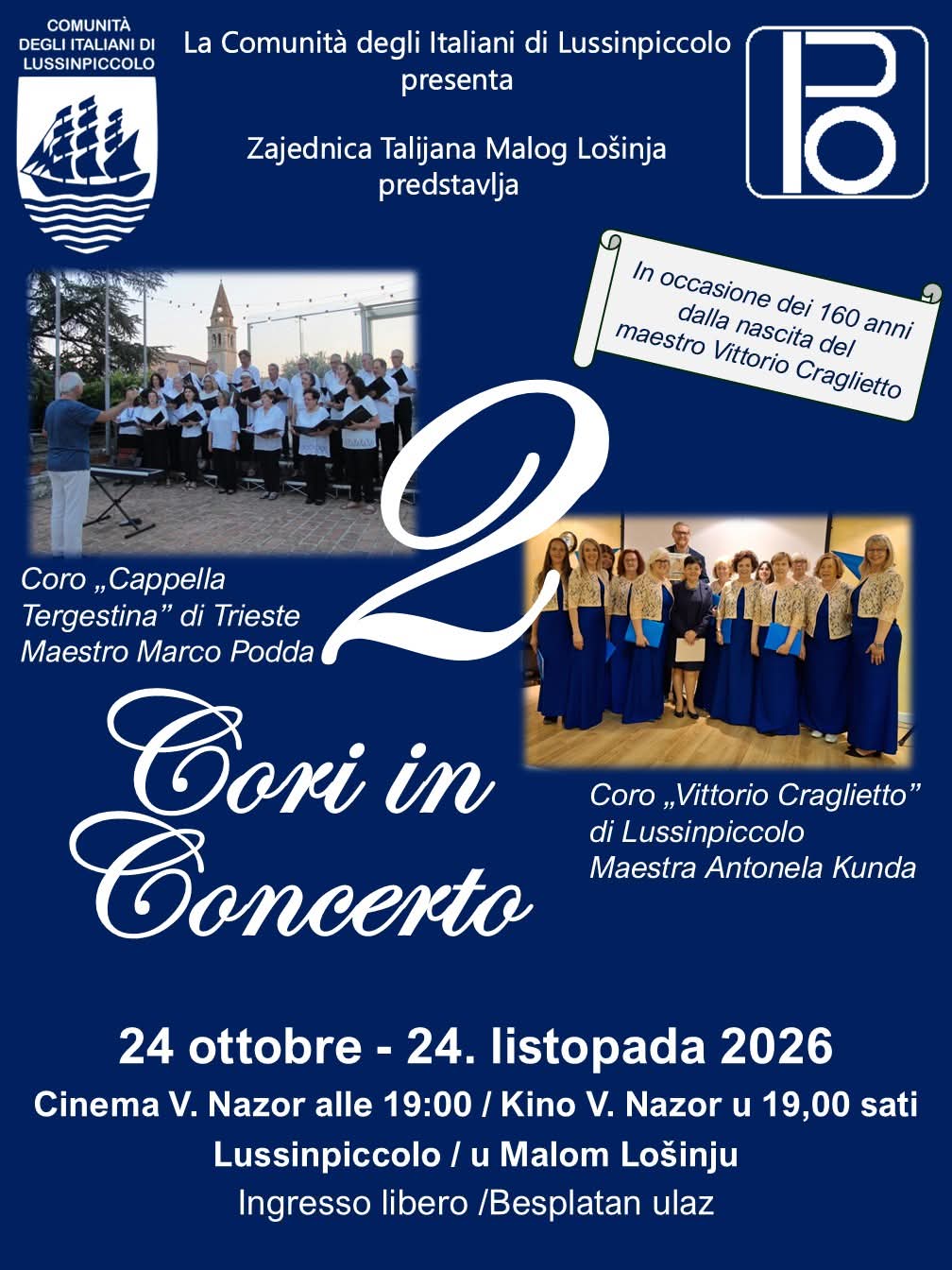 Cori in Concerto 2 24.10.u 19 sati